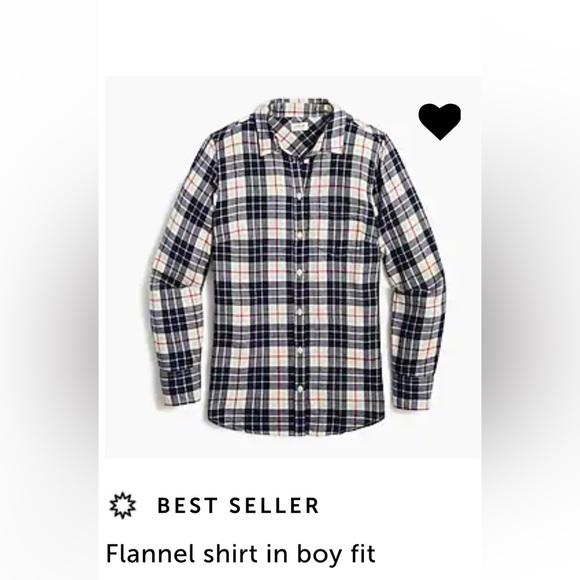 J. Crew factory flannel button down - Picture 2 of 5